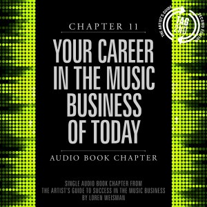 chapter 11, audio book, your career in the music business of today, loren weisman, artists guide, branding fool